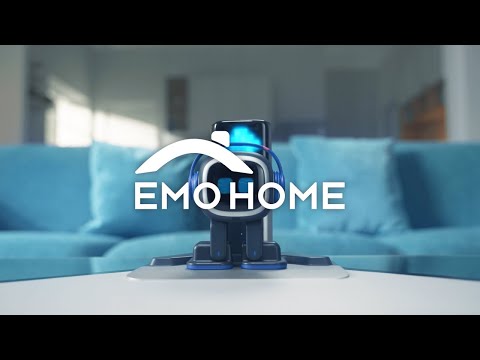 Emo Smart AI interactive robot Desktop pet with charger